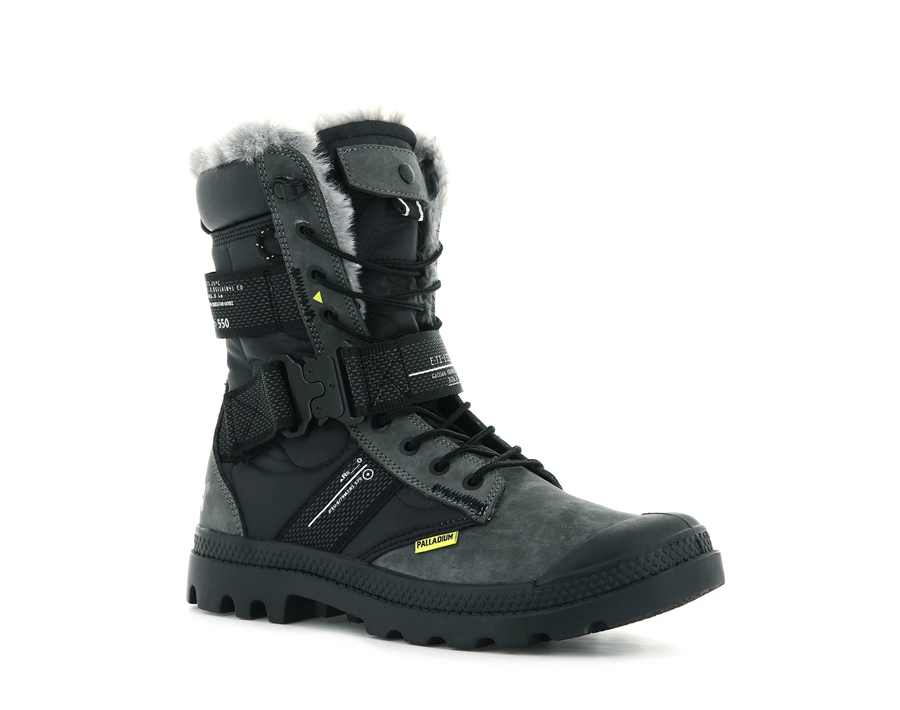 Palladium Pampa Europa Tactical Svarta | LPG4140JR