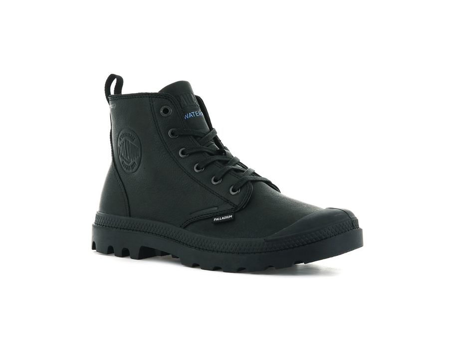 Palladium Pampa Hi Ess Läder Wp+ Svarta | NDG6067TQ