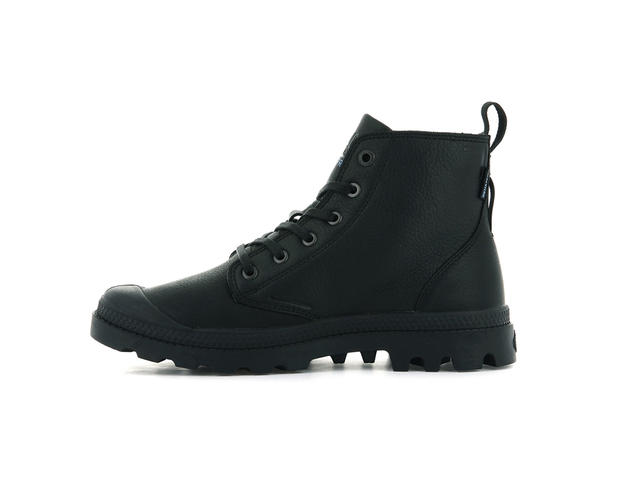 Palladium Pampa Hi Ess Läder Wp+ Svarta | NDG6067TQ