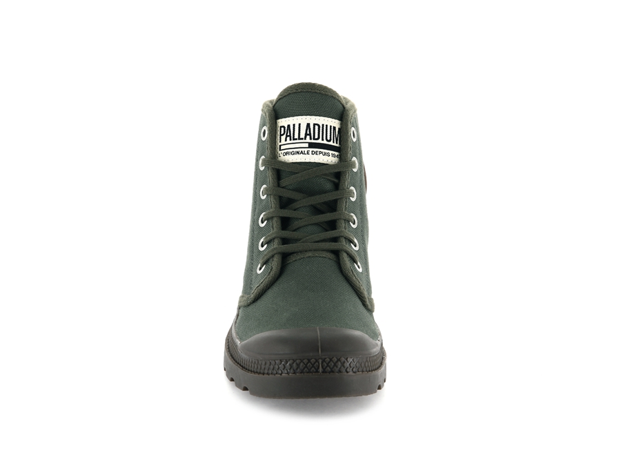 Palladium Pampa Hi Originale Olivgröna Svarta | IKK9612XJ