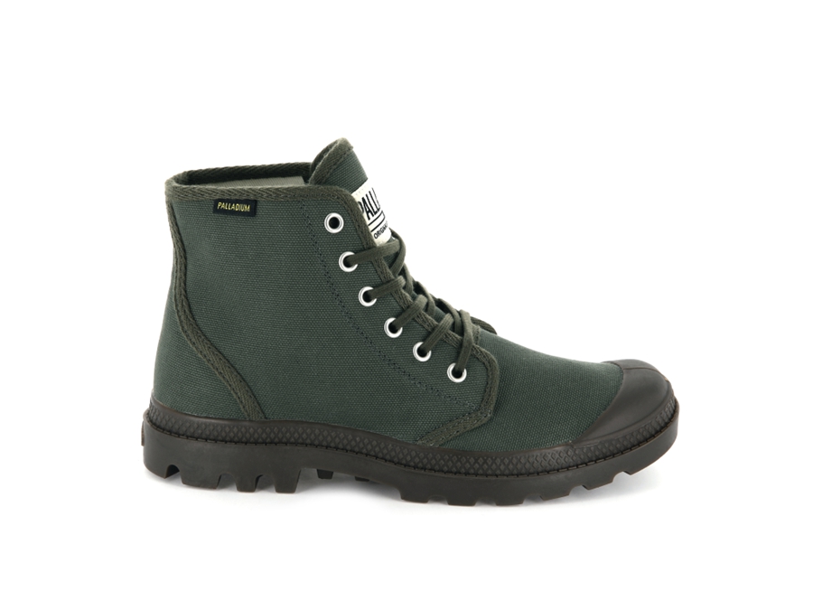 Palladium Pampa Hi Originale Olivgröna Svarta | IKK9612XJ