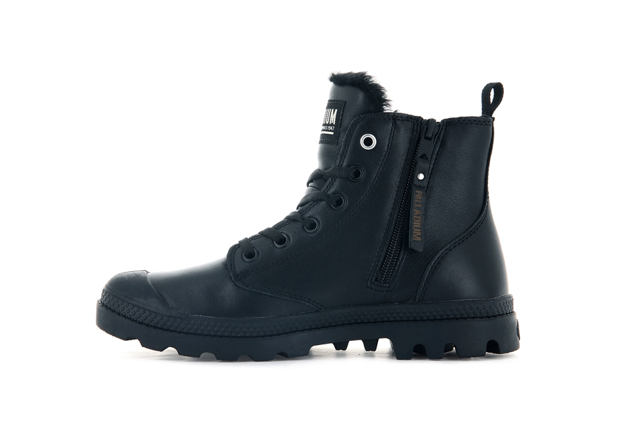 Palladium Pampa Hi Zip Läder S Svarta | XST6159HY