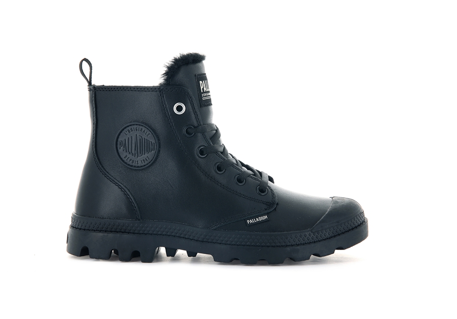 Palladium Pampa Hi Zip Läder S Svarta | XST6159HY