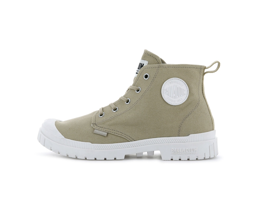 Palladium Pampa Sp20 Hi Canvas Gröna | ZRP6552CC