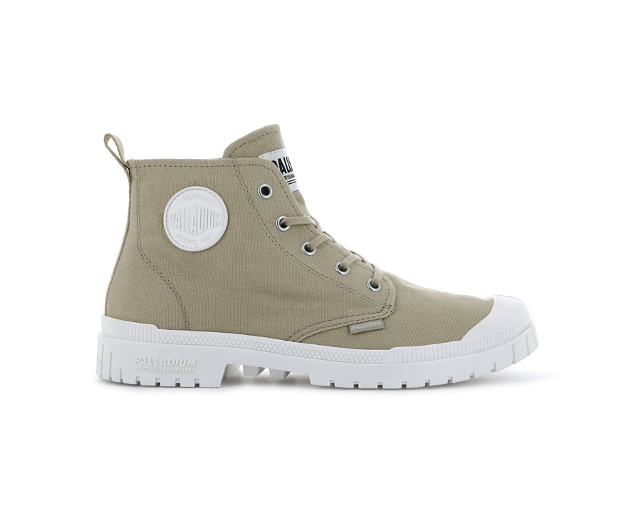 Palladium Pampa Sp20 Hi Canvas Gröna | ZRP6552CC