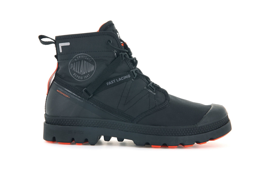 Palladium Pampa Travel Lite+ Vattentäta Svarta | XRT2511UN