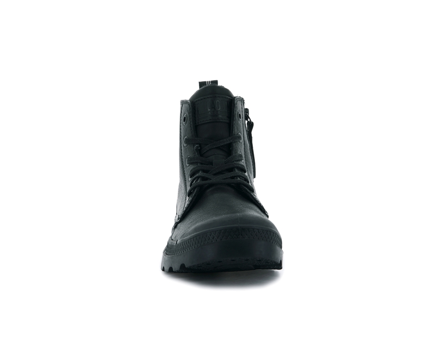 Palladium Pampa Zip Läder Ess Svarta | BCH684AG