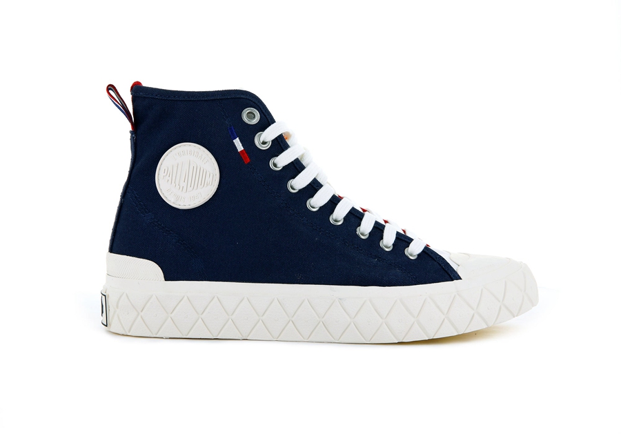 Palladium Palla Ace Canvas Mid Indigo Röda | AKS9741HT