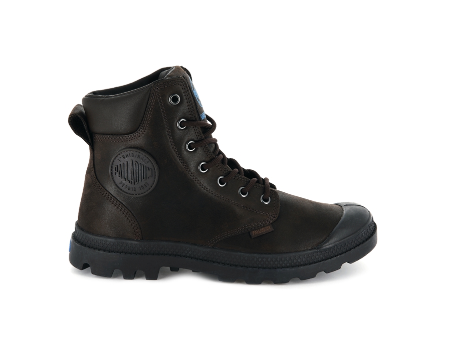 Palladium Pampa Cuff Wp Lux Choklad | RFX491LY