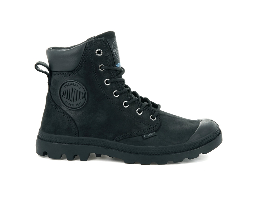 Palladium Pampa Cuff Wp Lux Svarta | JNO5247JP