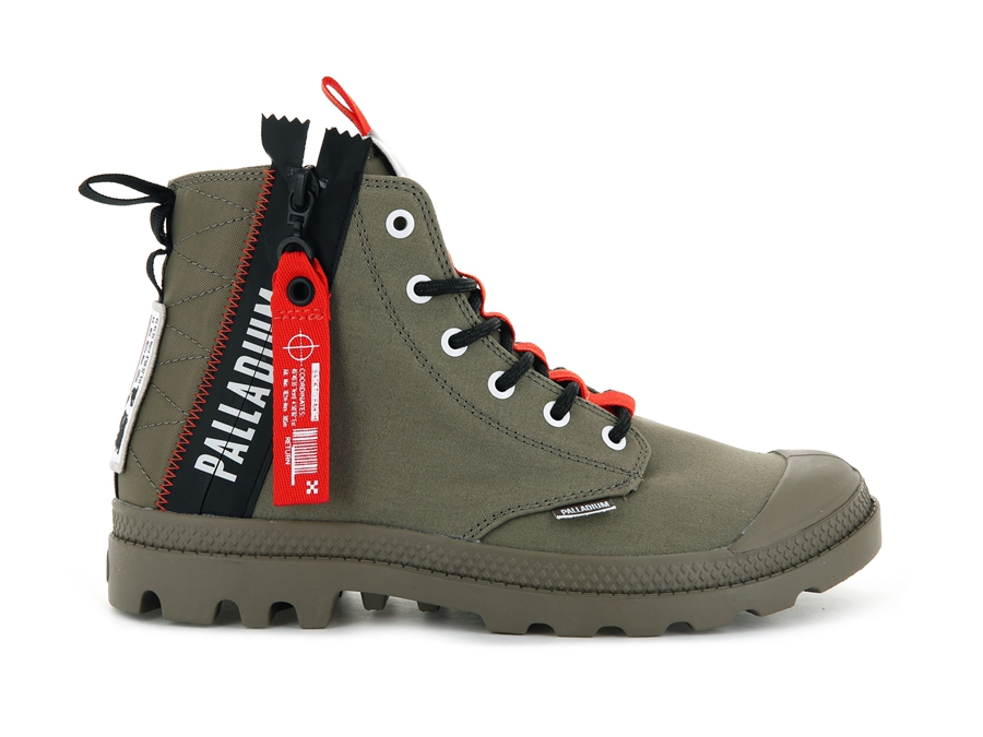 Palladium Pampa Hi Ticket To Earth Gröna | COH3943IE