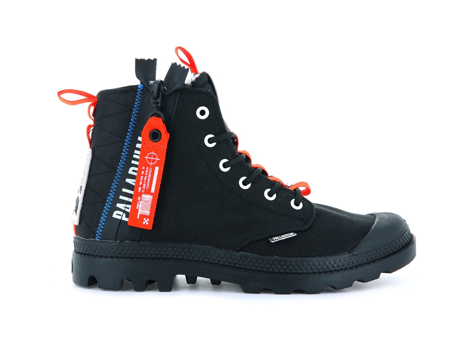 Palladium Pampa Hi Ticket To Earth Svarta | QLF6288XB