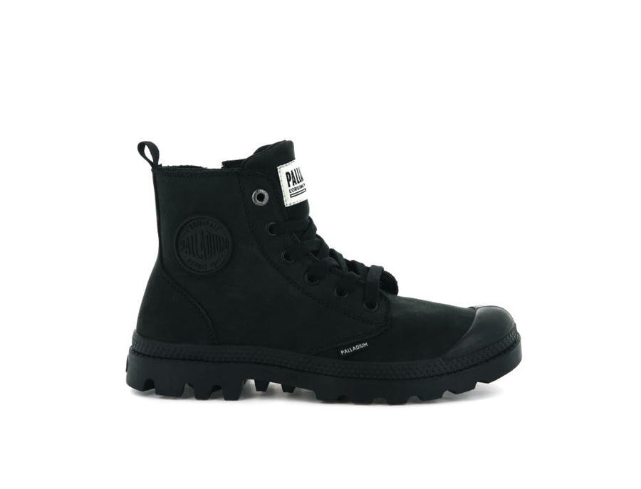 Palladium Pampa Hi Zip Nubuck Svarta | ACA9798CB