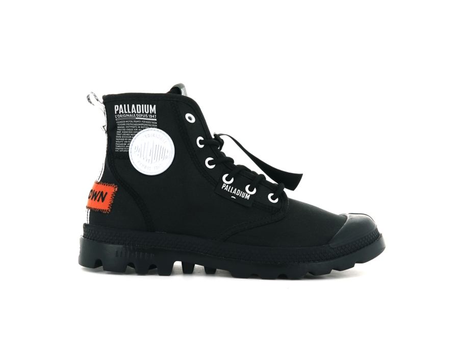 Palladium Pampa Lite Overlab Svarta | CXX9127IJ