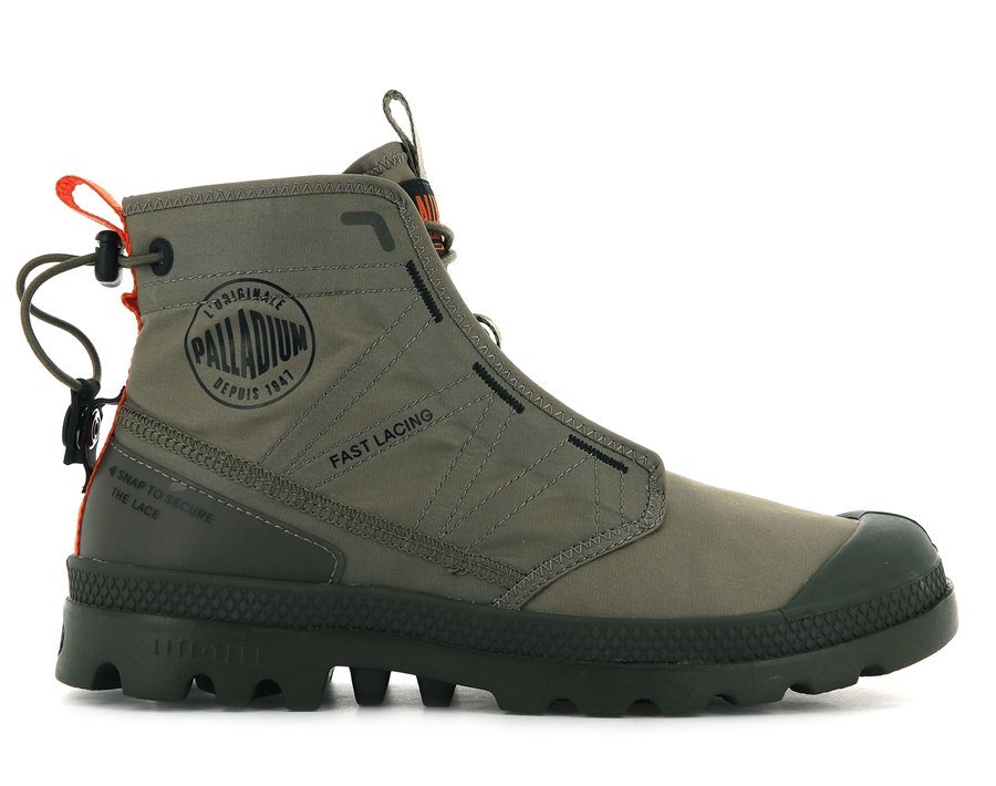 Palladium Pampa Travel Lite Gröna | CIZ5661HY